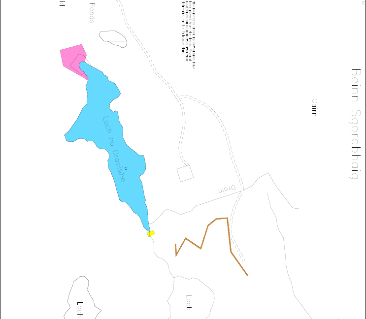 Loch Na Craoibhe, Isle of Scalpay - title plan