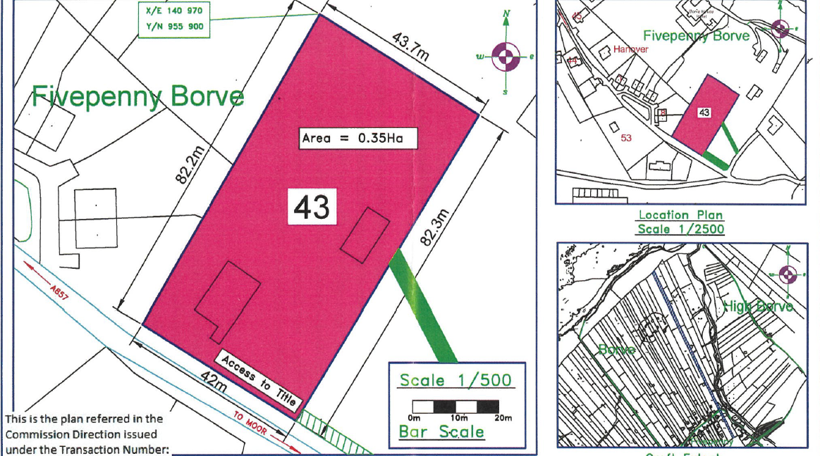 Decrofting plan - 43 Borve (Fivepenny)