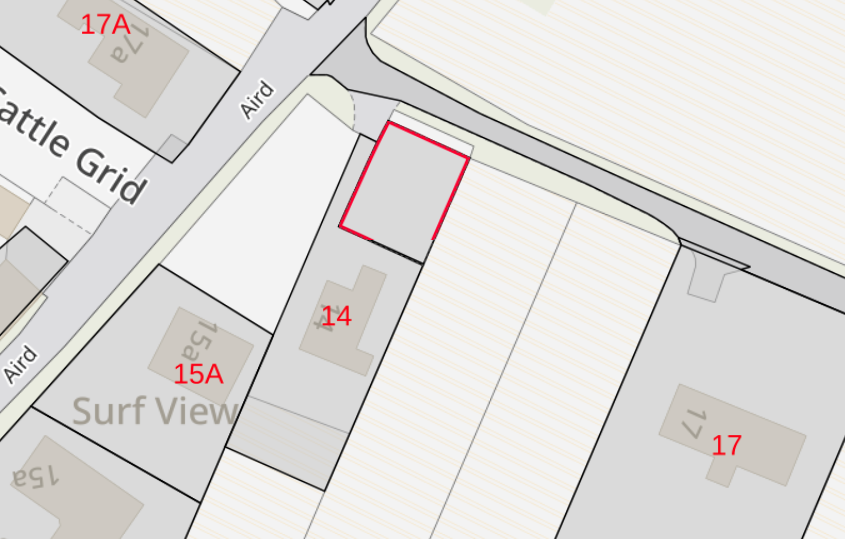 14 Aird Tong, Title plan - additional plt